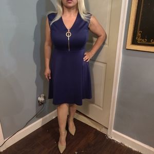 DKNY Fit and Flare Dress
